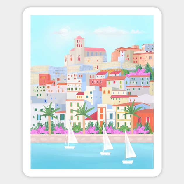 Ibiza island, Spain Sticker by Petras